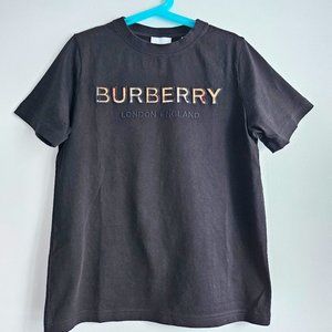 Burberry Black Girl's Shirt - Size 10y, Good condition, Tags Removed